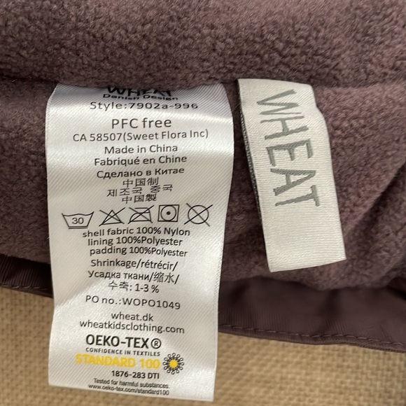 Awesome Wheat Wintersuit Evig waterproof insulated snowsuit - Picture 11 of 12